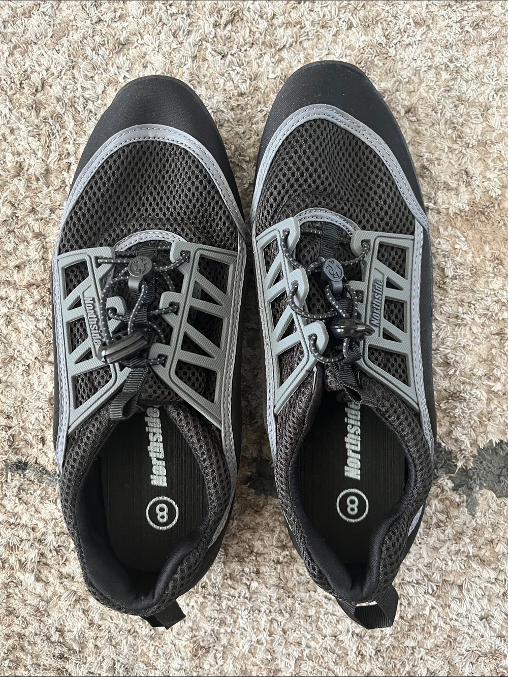 Northside Men's Black and Gray water shoe